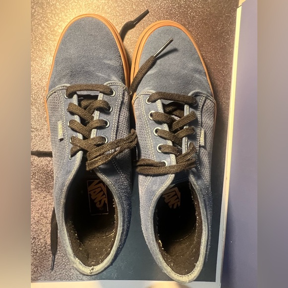 Size 9 - VANS Authentic Skate seldom denim Blue color suede - Picture 5 of 9